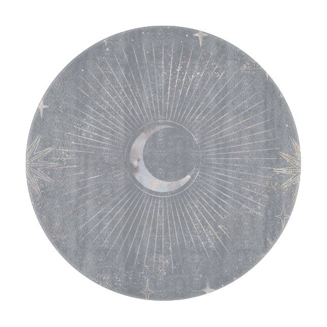 Tabla De Cortar Burst de la luna pálida (Anverso)