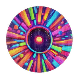 Tabla De Cortar Burst nebulosa: Kaleidoscopio cósmico