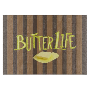 Tabla De Cortar Butter Life Brown Strips BG
