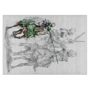 Tabla De Cortar Caballeros renacentistas medievales