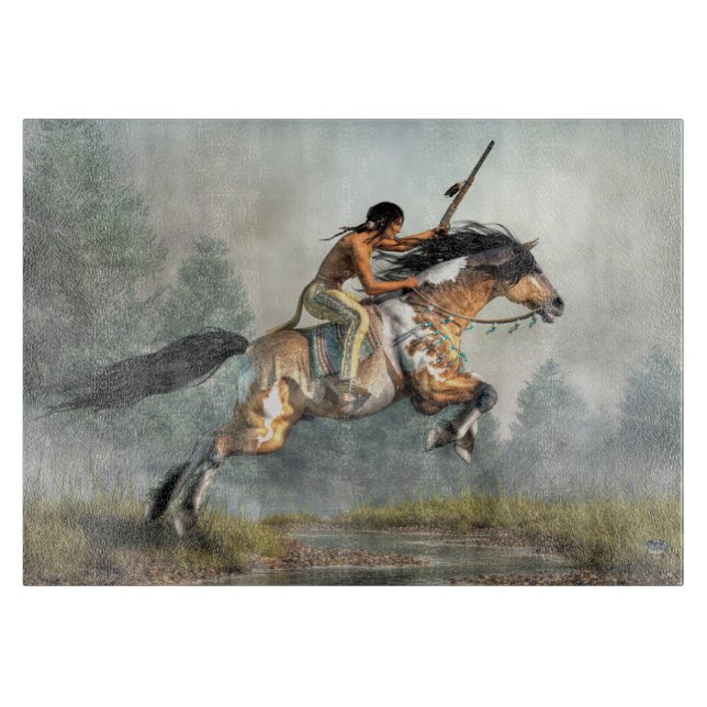 Tabla De Cortar Caballo de salto (Anverso)