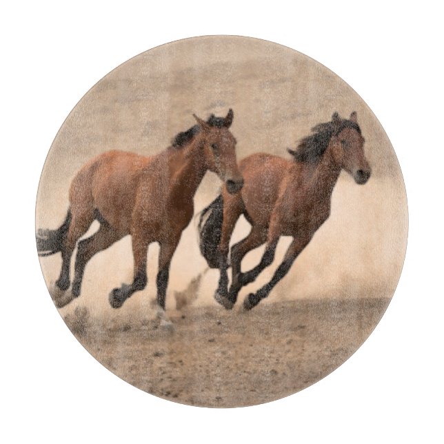 Tabla De Cortar Caballo en la caída II (Anverso)