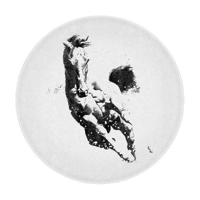 Tabla De Cortar Caballo en marcha (Anverso)