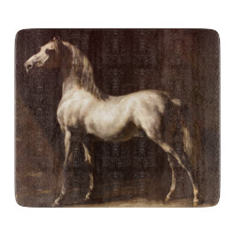 Tabla De Cortar Caballo gris pomelado (por Théodore Géricault)