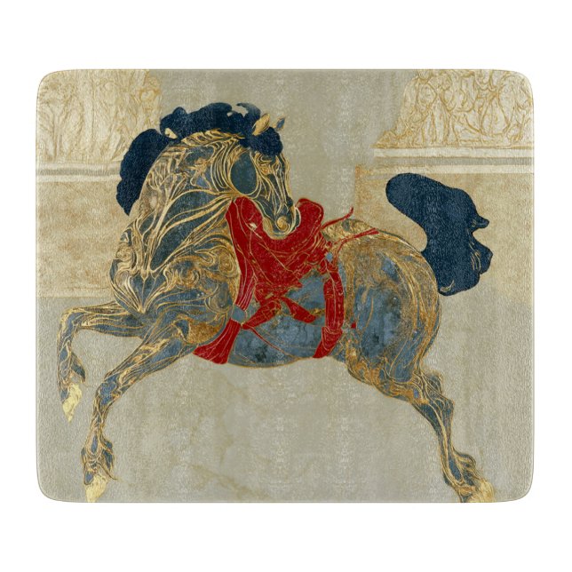 Tabla De Cortar Caballo Imperial Dorado (Anverso)