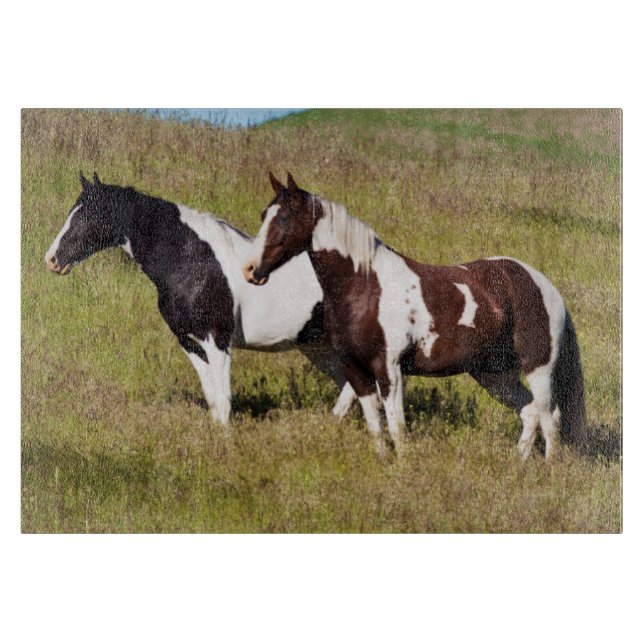 Tabla De Cortar Caballos en la ladera (Anverso)