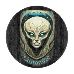 Tabla De Cortar Cabeza de cráneo de Alien Thunder_Cove