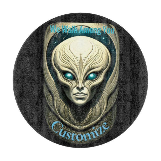 Tabla De Cortar Cabeza de cráneo de Alien Thunder_Cove (Anverso)