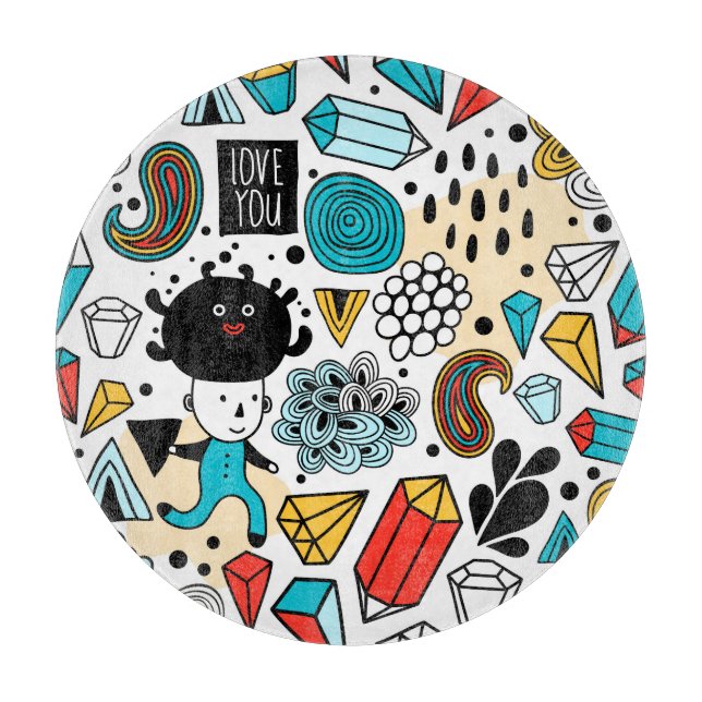 Tabla De Cortar Cabeza loca (Anverso)