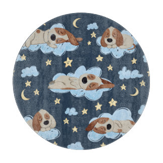 Tabla De Cortar Cachorros durmientes: Patrón de Buenas Noches