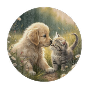 Tabla De Cortar Cachorros Y Gatitos