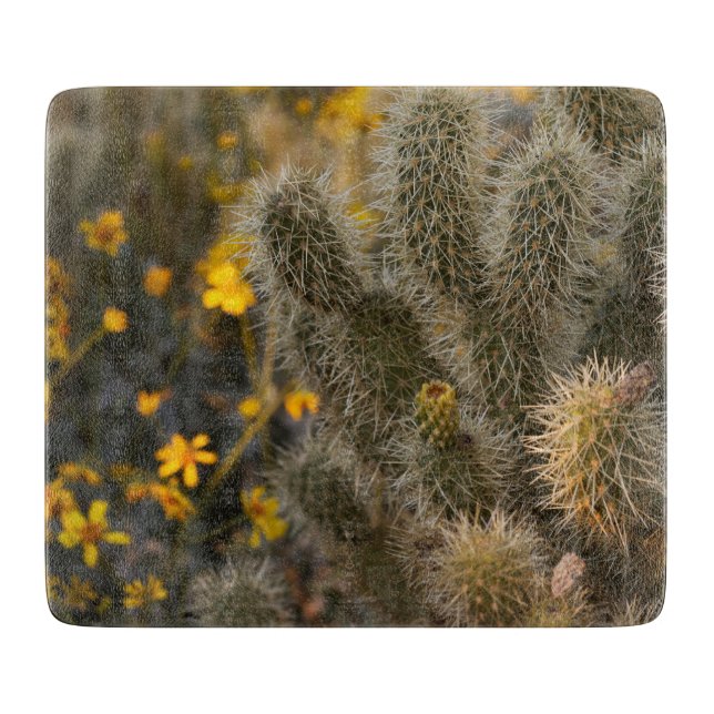 Tabla De Cortar Cactus y Wildflowers (Anverso)