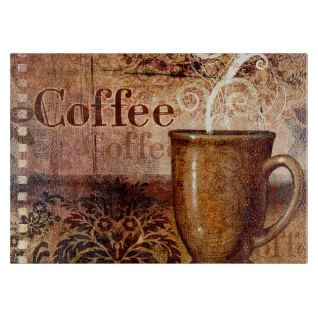 Tabla De Cortar Café (Anverso)