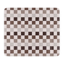 Tabla De Cortar Cafe Au Lait checkerboard pattern