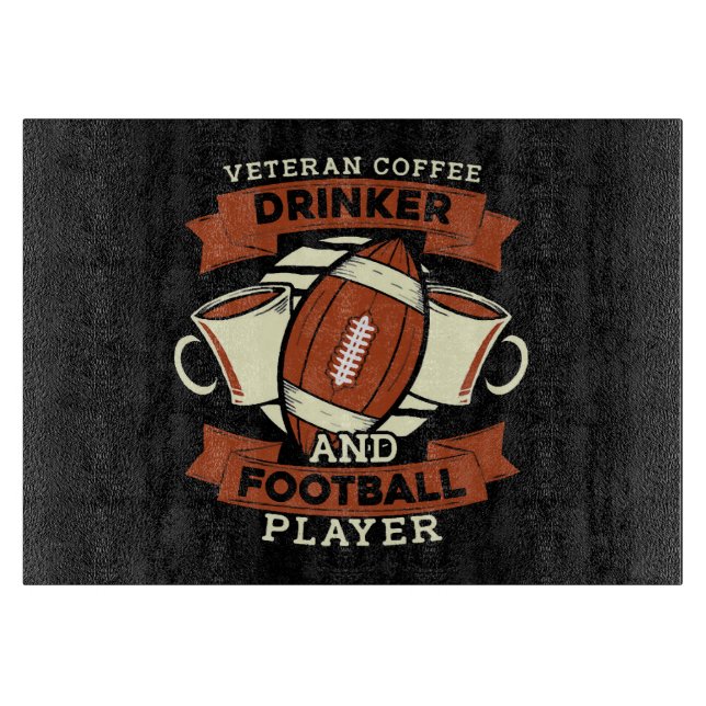 Tabla De Cortar Café de Fútbol (Anverso)
