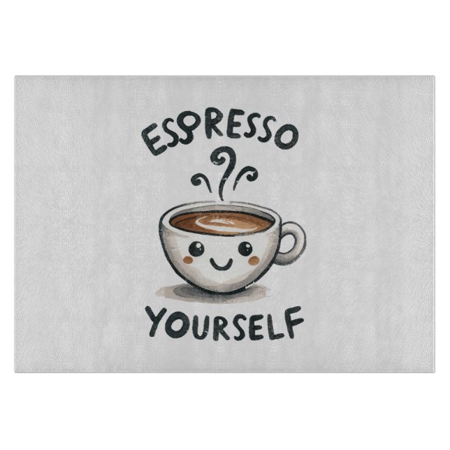 Tabla De Cortar Café Exprésate (Anverso)