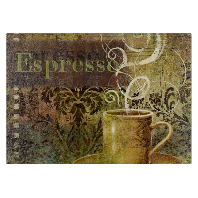 Tabla De Cortar Café express (Anverso)