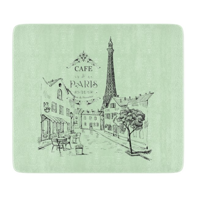 Tabla de cortar Cafe Paris (Anverso)