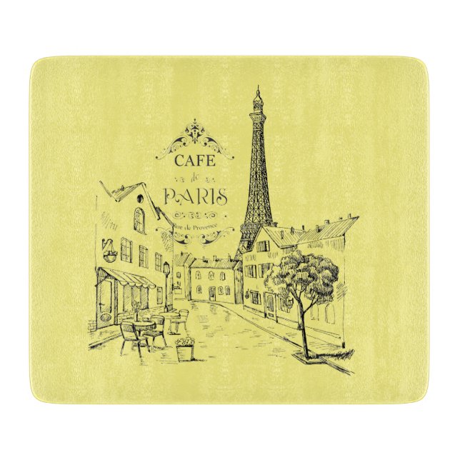 Tabla de cortar Cafe Paris (Anverso)