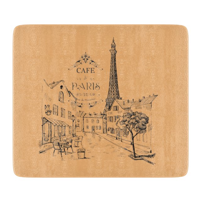 Tabla De Cortar Cafe Paris Cutting Board (Anverso)