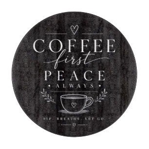 Tabla De Cortar Café primera paz