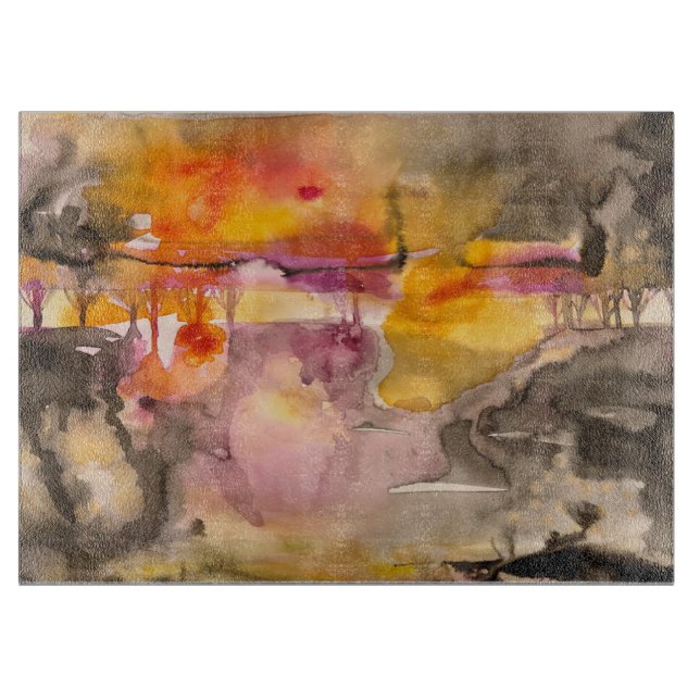 Tabla De Cortar caída dorada (Anverso)