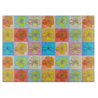 Tabla de cortar "Caja de flores"
