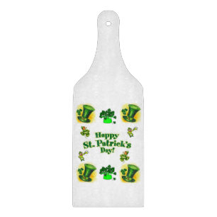 Tabla De Cortar Cajón de vidrio Feliz Día de San Patricio