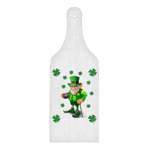 Tabla De Cortar Cajón de vidrio Feliz Día de San Patricio