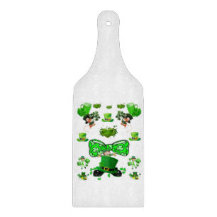 Tabla De Cortar Cajón de vidrio Feliz Día de San Patricio