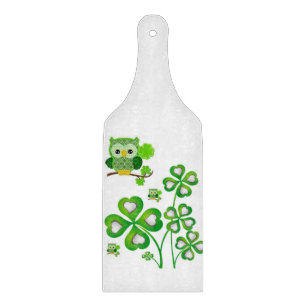 Tabla De Cortar Cajón de vidrio Feliz Día de San Patricio