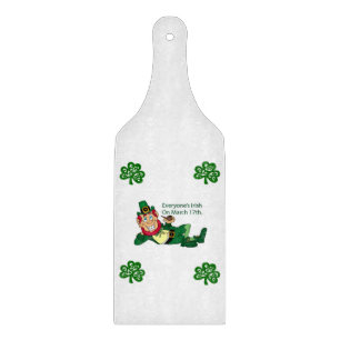 Tabla De Cortar Cajón de vidrio Feliz Día de San Patricio