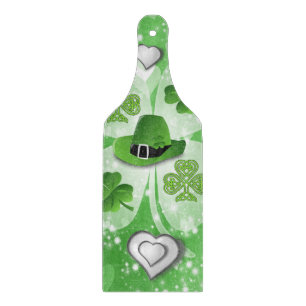 Tabla De Cortar Cajón de vidrio Feliz Día de San Patricio
