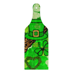 Tabla De Cortar Cajón de vidrio Feliz Día de San Patricio