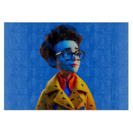 Tabla De Cortar Cajón de vidrio tipo feliz