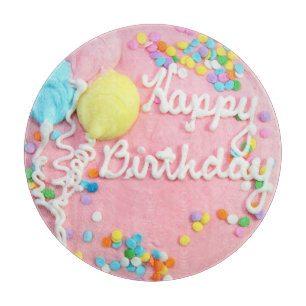 Tabla De Cortar Cake Cutting Board feliz cumpleaños