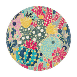 Tabla De Cortar Calabaza de color de agua vintage: Patrón de otoño