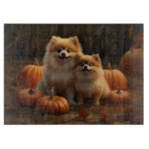 Tabla De Cortar Calabaza deslumbrante Pomerania de uva de otoño