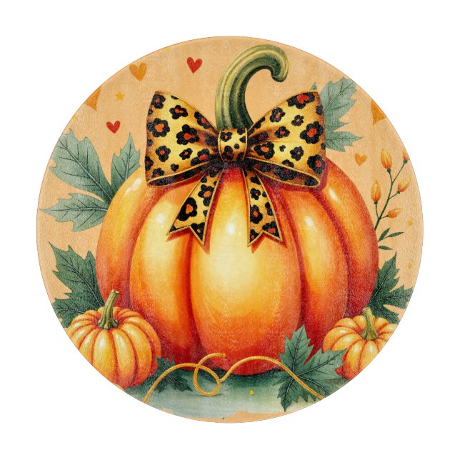 Tabla De Cortar Calabaza otoñal (Anverso)
