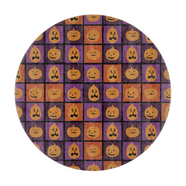 Tabla De Cortar Calabazas de Halloween (Anverso)