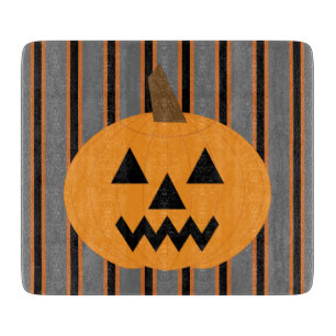 Tabla De Cortar Calabazas divertidas y elegantes de Halloween