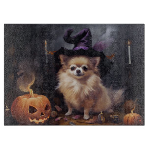 Tabla De Cortar Calabazas Pomerania Halloween Aterradoras
