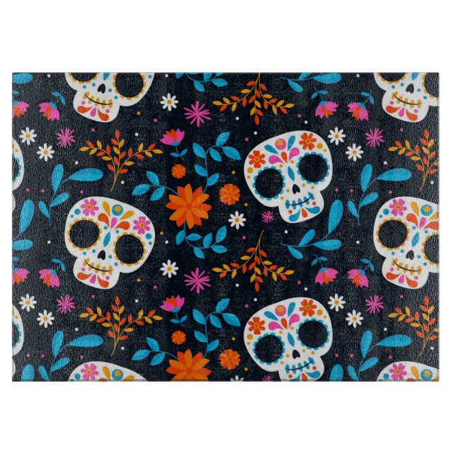 Tabla De Cortar Calavera decorativa (Anverso)