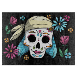 Tabla De Cortar Calavera decorativa