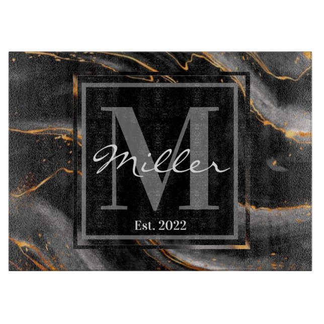 Tabla De Cortar Calentamiento de casas recién casadas con mármol n (Anverso)