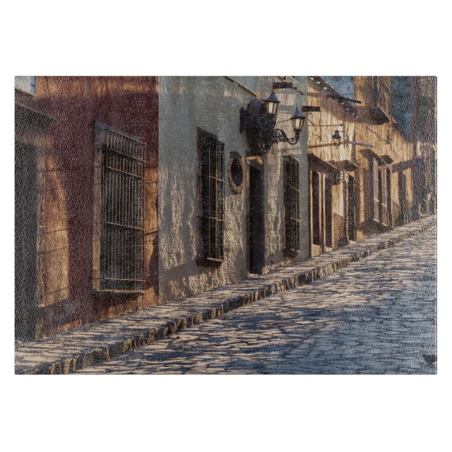 Tabla De Cortar Calle de Adoquines en México (Anverso)