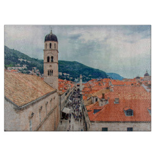 Tabla De Cortar Calle principal de Dubrovnik, Croacia