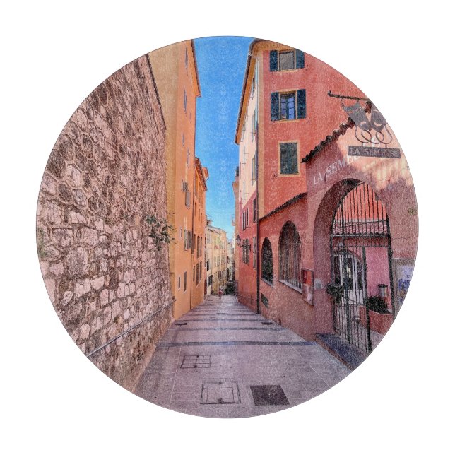 Tabla De Cortar Calles Quaint French (Anverso)