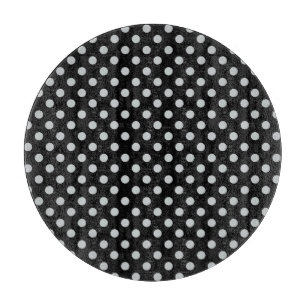 Tabla De Cortar Cambiar puntos de polka gris Cualquier Personaliza