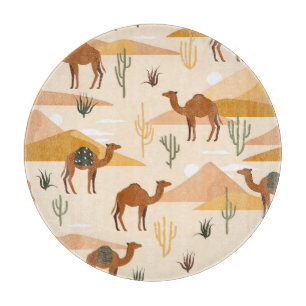 Tabla De Cortar Camels Dunes Cacti: el desierto sin mar